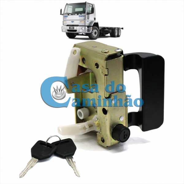 FECHADURA DA PORTA LE - FORD CARGO 1991 A 2011 86H...