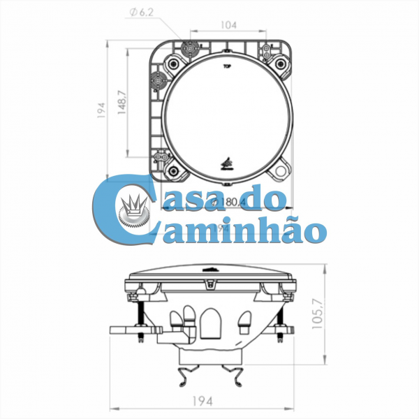 FAROL DIANTEIRO ESQUERDO - VOLKSWAGEN DELIVERY - 2P0941007