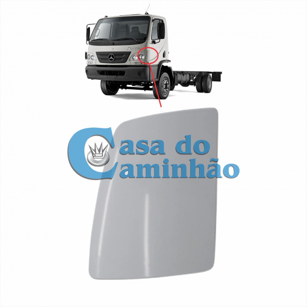 DEFLETOR DA COLUNA LATERAL ESQUERDA - MERCEDES ACCELO - 9798800740