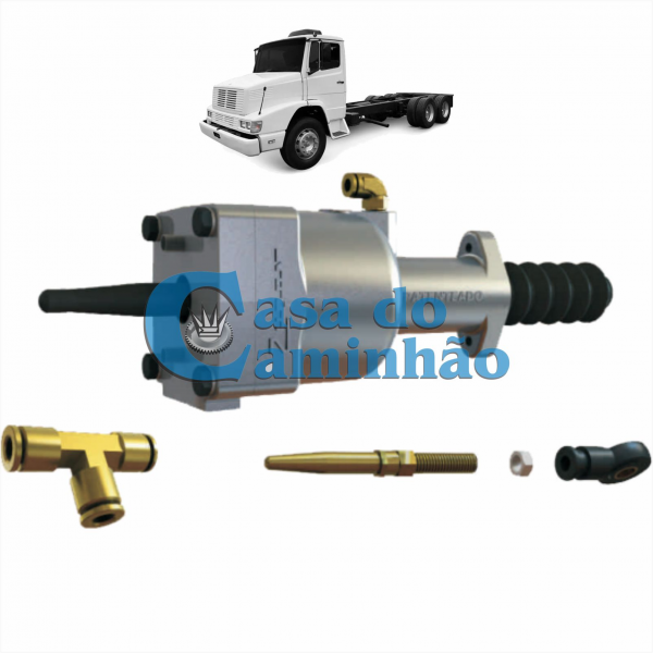 KIT SERVO EMBREAGEM - MERCEDES BICUDO 1214 / 1218 / 1614 / 1618 / 1620 / 1621