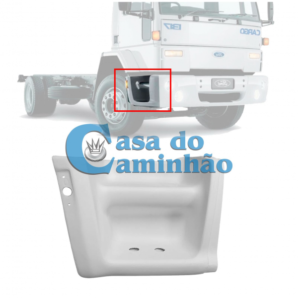 ESTRIBO L. DIREITO - FORD CARGO 2000 A 2011 - 1C456820044BC