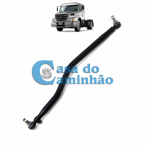 BARRA CURTA DE DIREÇÃO - MERCEDES ATRON 1319 / 1624 / 2324 - 6954607105