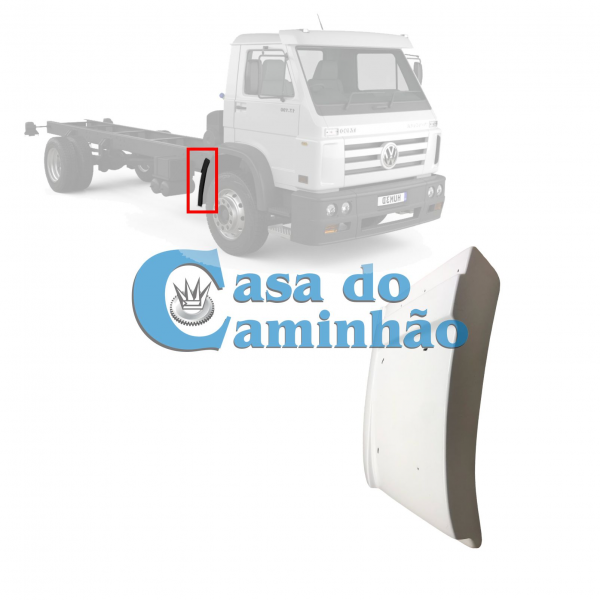  PARALAMA TRASEIRO DA CABINE LD - VW WORKER 15180 13190 15190
