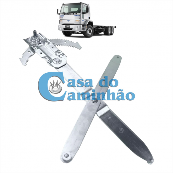 MAQUINA DE VIDRO MANUAL LE - FORD CARGO ATÉ 2011 - 81DBE23201A