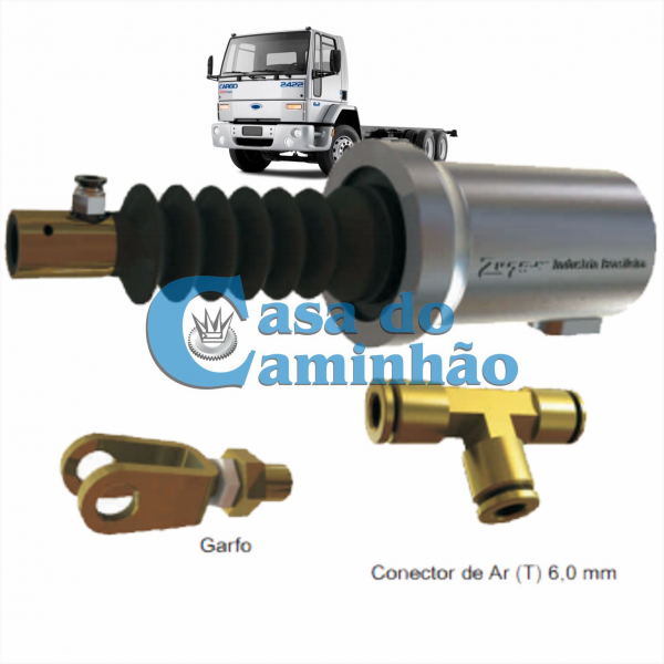 KIT SERVO DE EMBREAGEM - FORD CARGO 2422 / 2622 / 3224 / 2425