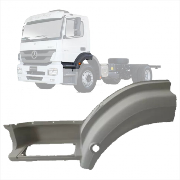 PARALAMA COM ESTRIBO ESQUERDO - MERCEDES AXOR - 9446600601