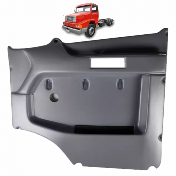 FORRO PORTA CINZA ESQUERDO - MERCEDES 709 / 1618 6...