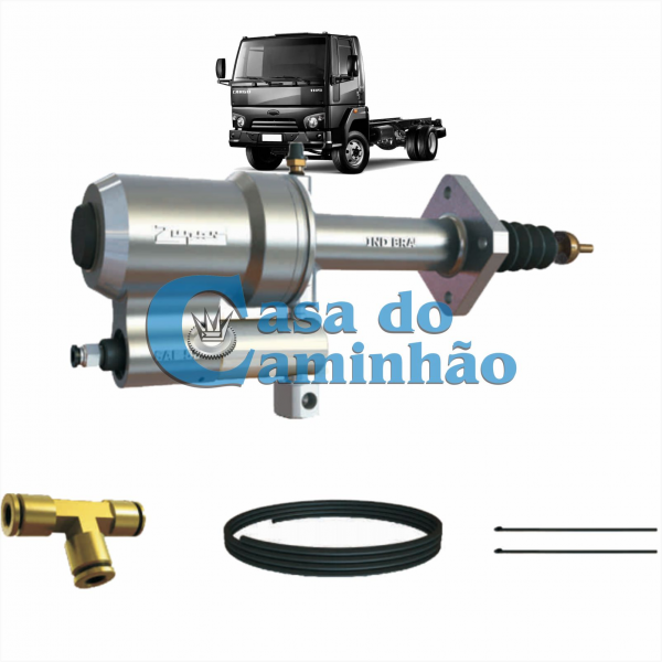 KIT COMPLETO SERVO DE EMBREAGEM - FORD CARGO 816 / 1119 - SAF63