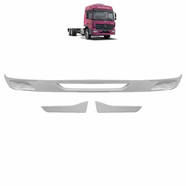  KIT SPOILER DO PARACHOQUE - MBB ATEGO 2013/... RO...