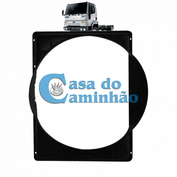 DEFLETOR DE AR DO RADIADOR - FORD CARGO LEVE - 4C458146AD