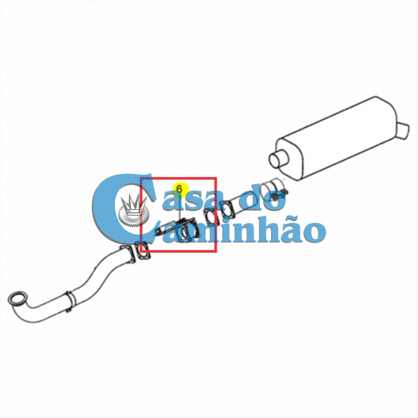 FREIO MOTOR COMPLETO 4 POLEGADAS 100MM - FORD CARGO E WORKER