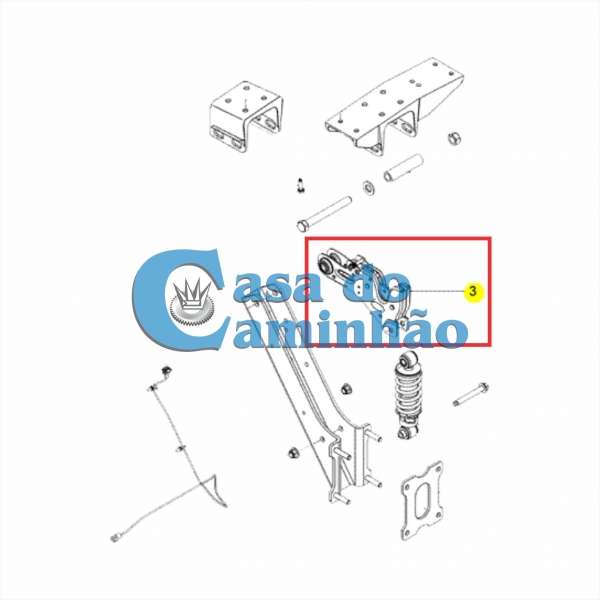 Trava Seguranca Cabine Ford Universal
