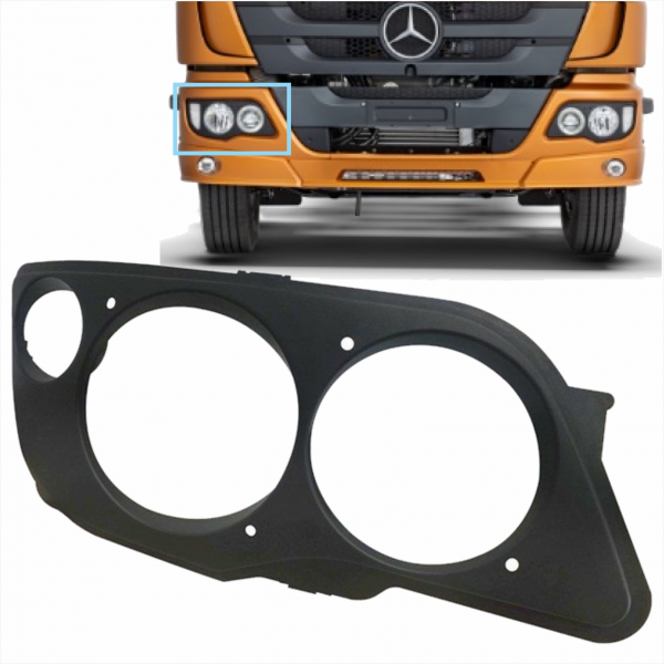 Moldura Aro Farol Ld Atego Bl Fibras*