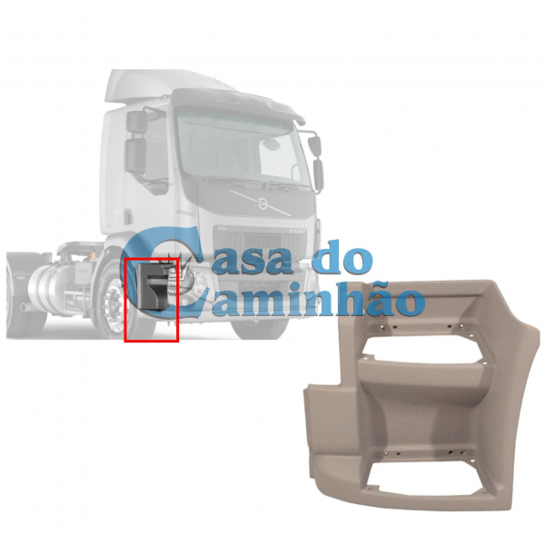 ESTRIBO LATERAL DIREITO - VOLVO VM 2006/... - 20882746