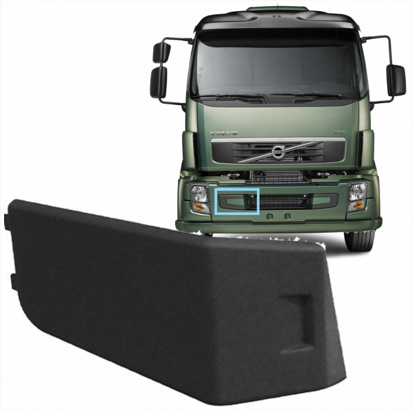 Tampa Para-choque Volvo Bl Fibras*