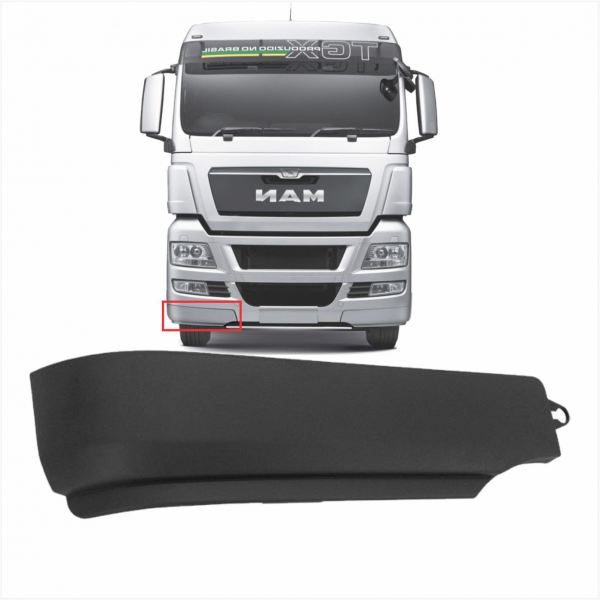 Ponteira Parachoque Ld Man Tgx Bl Fibras*