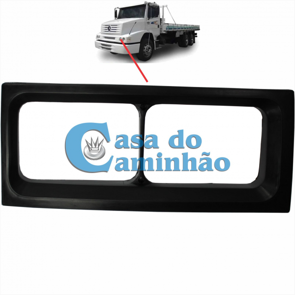 COBERTURA ARO DO FAROL LD - MERCEDES 1218 / 1318 -...
