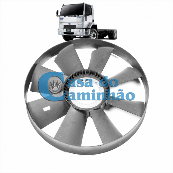 HÉLICE DO RADIADOR - FORD CARGO 1722 / 2422 / 2428 / 2628 - 6C458006CA