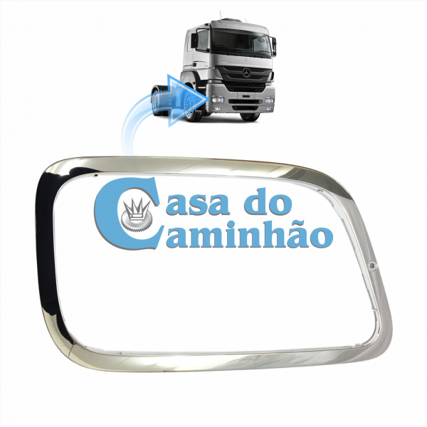 MOLDURA ARO DO FAROL DIREITO - MERCEDES ACTROS - 9438260359