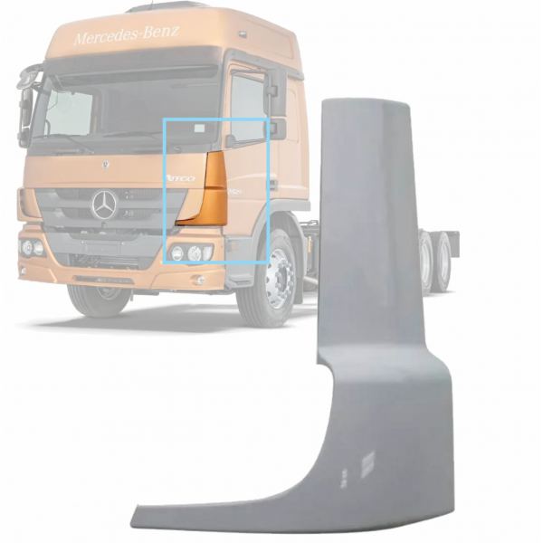 DEFLETOR DA COLUNA ESQUERDA - MERCEDES ATEGO - 973...