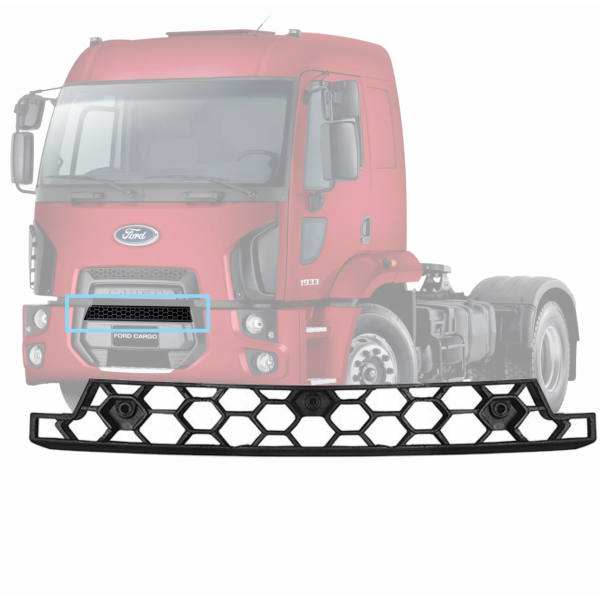 Pisante Parachoque Ford Cargo Bl Fibras*