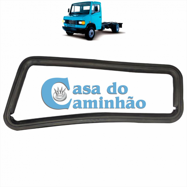 BORRACHA DO QUEBRA VENTO - MERCEDES 709 / 710 - 67...