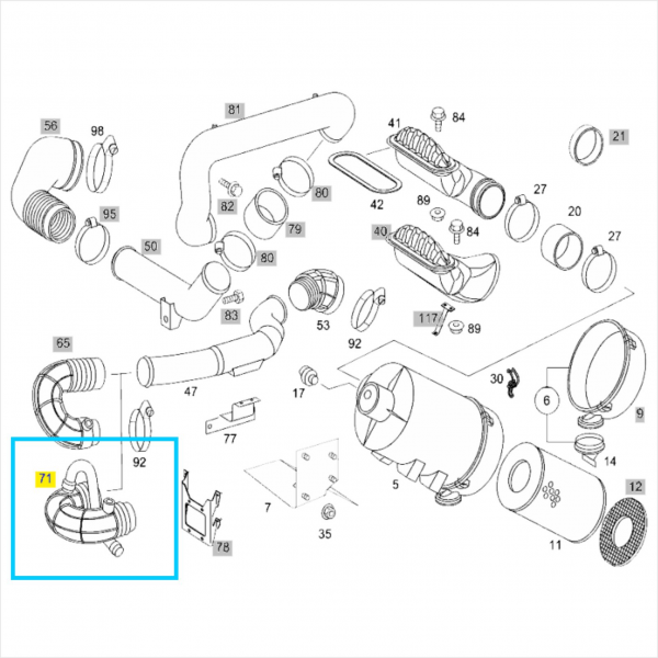 Mangueira Ar Turbina Reserplastic