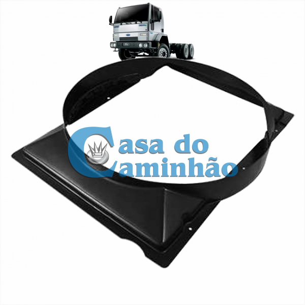 DEFLETOR DE AR DO RADIADOR - FORD CARGO 1722E - 6C4585146AAV