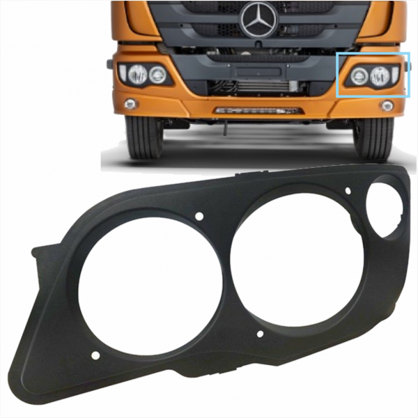 Moldura Aro Farol Le Atego Bl Fibras*