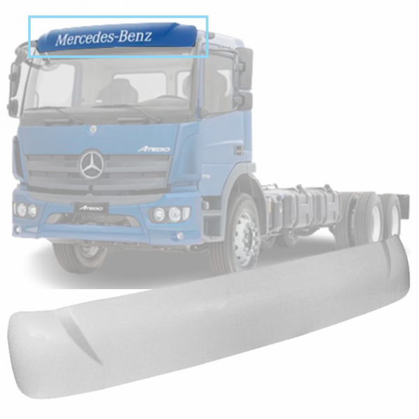  TAPA QUEBRA SOL EXTERNO - MERCEDES ATEGO E AXOR 2...