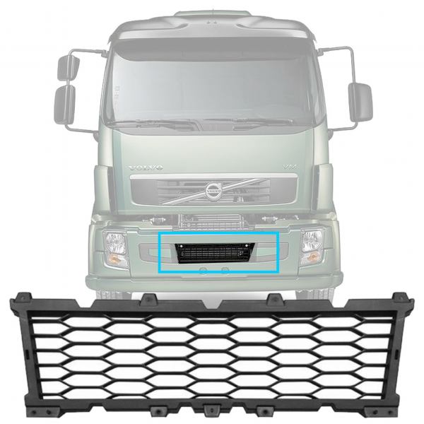 GRADE CENTRAL DO PARACHOQUE - VOLVO VM 2014 A 2020...