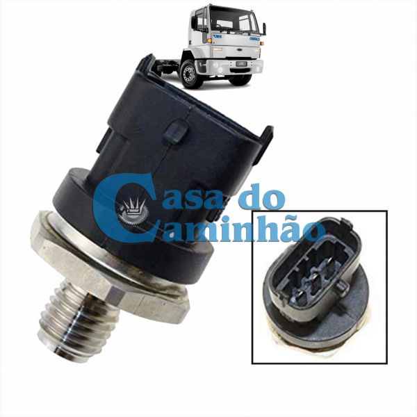 SENSOR DE PRESSÃO DO COMMON RAIL - FORD CARGO 815e / 1317e / 1517e