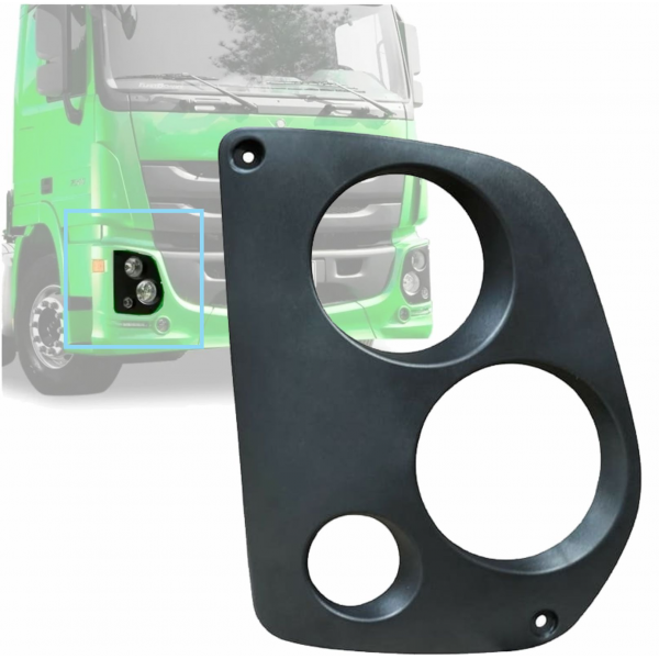 MOLDURA MASCARA FAROL DIREITO - MERCEDES ACTROS - ...