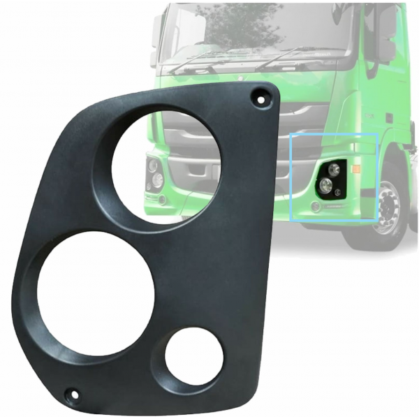 MOLDURA MASCARA FAROL ESQUERDO - MERCEDES ACTROS 9...