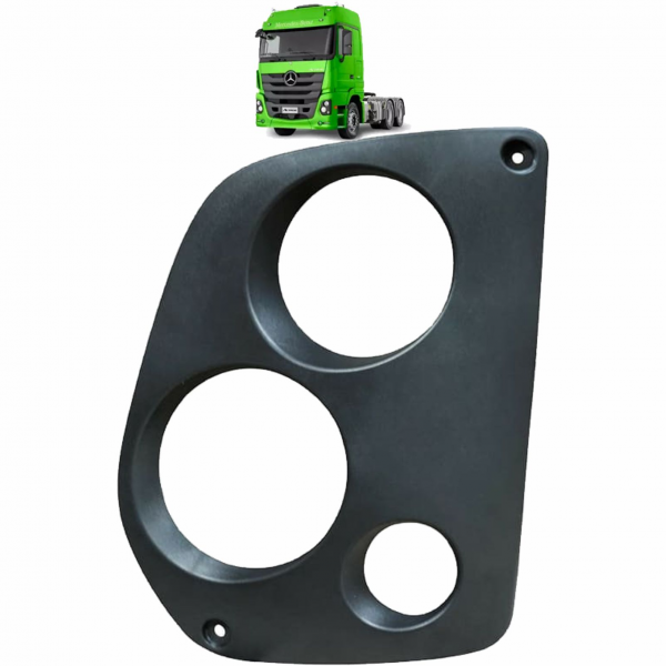 MOLDURA MASCARA FAROL ESQUERDO - MERCEDES ACTROS 9438851274
