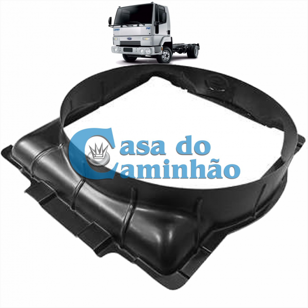 DEFLETOR DE AR DO RADIADOR - FORD CARGO 712 2010 A 2012 - AC458146EA