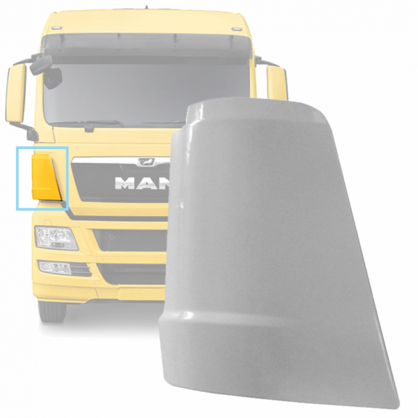 DEFLETOR EXTERNO COLUNA DIREITA - VW MAN TGX - 816...