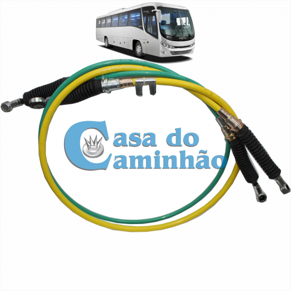 CABO DE ENGATE E SELEÇÃO DAS MARCHAS - VOLKSWAGEN ÔNIBUS 15.190 / 17.230 - 2W0711265