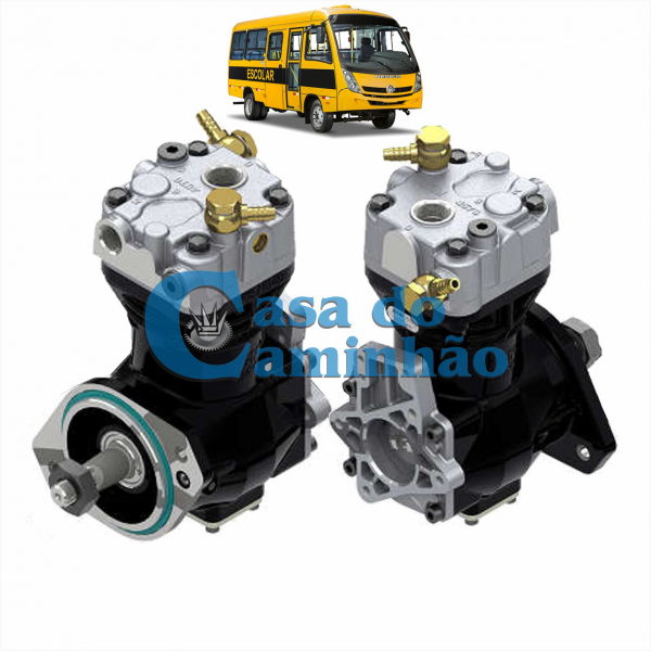 COMPRESSOR DE AR - VOLKSWAGEN ÔNIBUS 8.160 / 9.16...