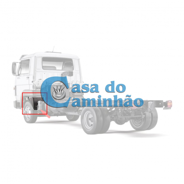 PARALAMA TRASEIRO CABINE LE - VOLKSWAGEN DELIVERY 2P0821103