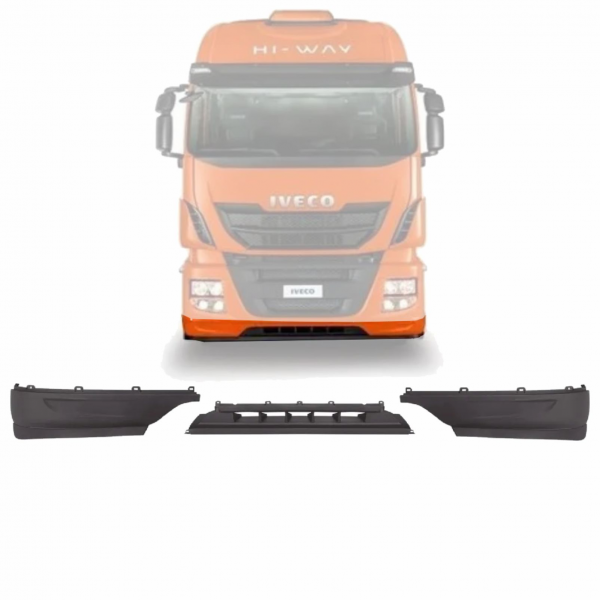 KIT SPOILER DO PARACHOQUE - STRALIS HI-WAY 2012 2013 2014/
