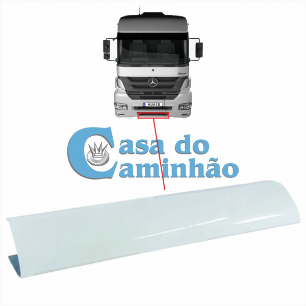 SPOILER CENTRAL DO PARACHOQUE - MERCEDES AXOR - 9448850825