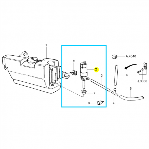 Bomba Eletrica Lavador 12v Reserplastic