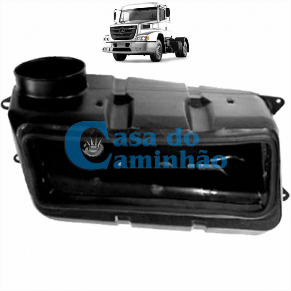 CAIXA DA TOMADA DE AR DO CAPÔ - MERCEDES 1418 / 1...