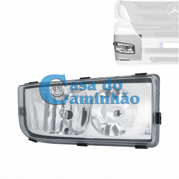 FAROL DUPLO DIREITO  - MERCEDES AXOR 2005/... - 9408200261