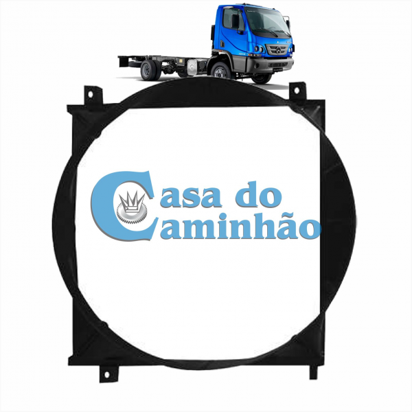 DEFLETOR DE AR DO RADIADOR - MERCEDES ACCELO 1016 - 9795050155