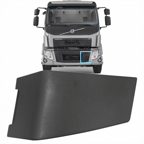 Tampa Para-choque Volvo Bl Fibras*
