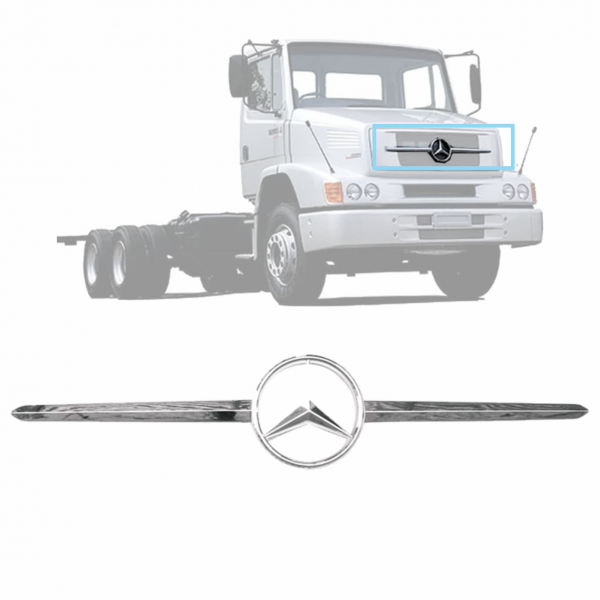 KIT ESTRELA E FRISOS CROMADOS - MERCEDES 1938 / 26...