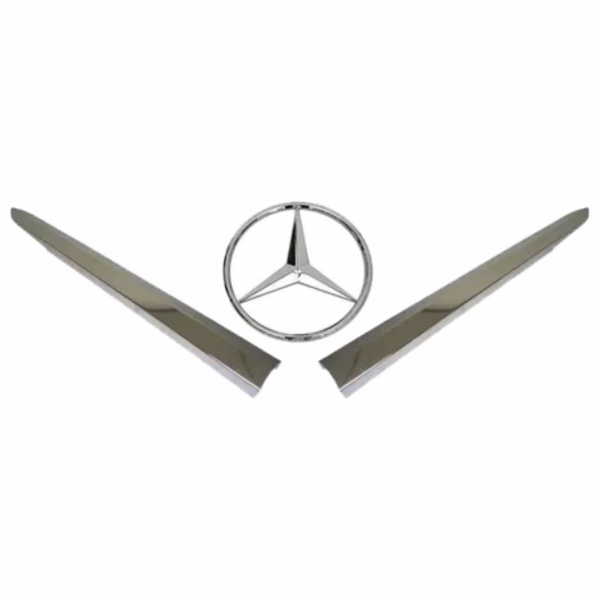 KIT ESTRELA E FRISOS CROMADOS - MERCEDES 1938 / 2638 / 1634