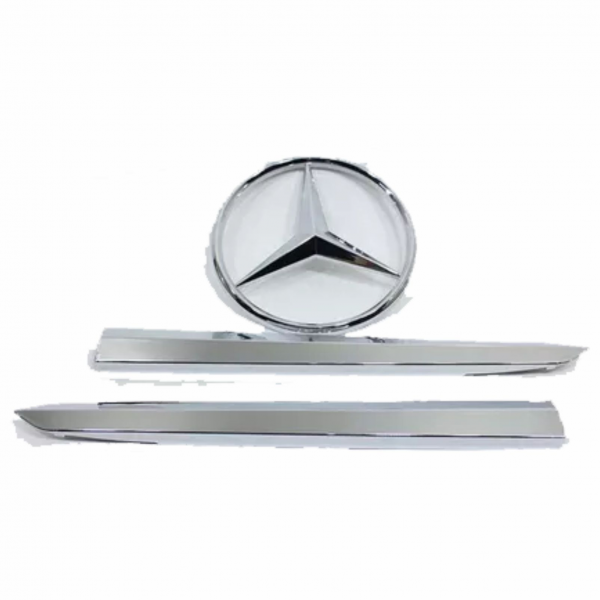 KIT ESTRELA E FRISOS CROMADOS - MERCEDES 1938 / 2638 / 1634